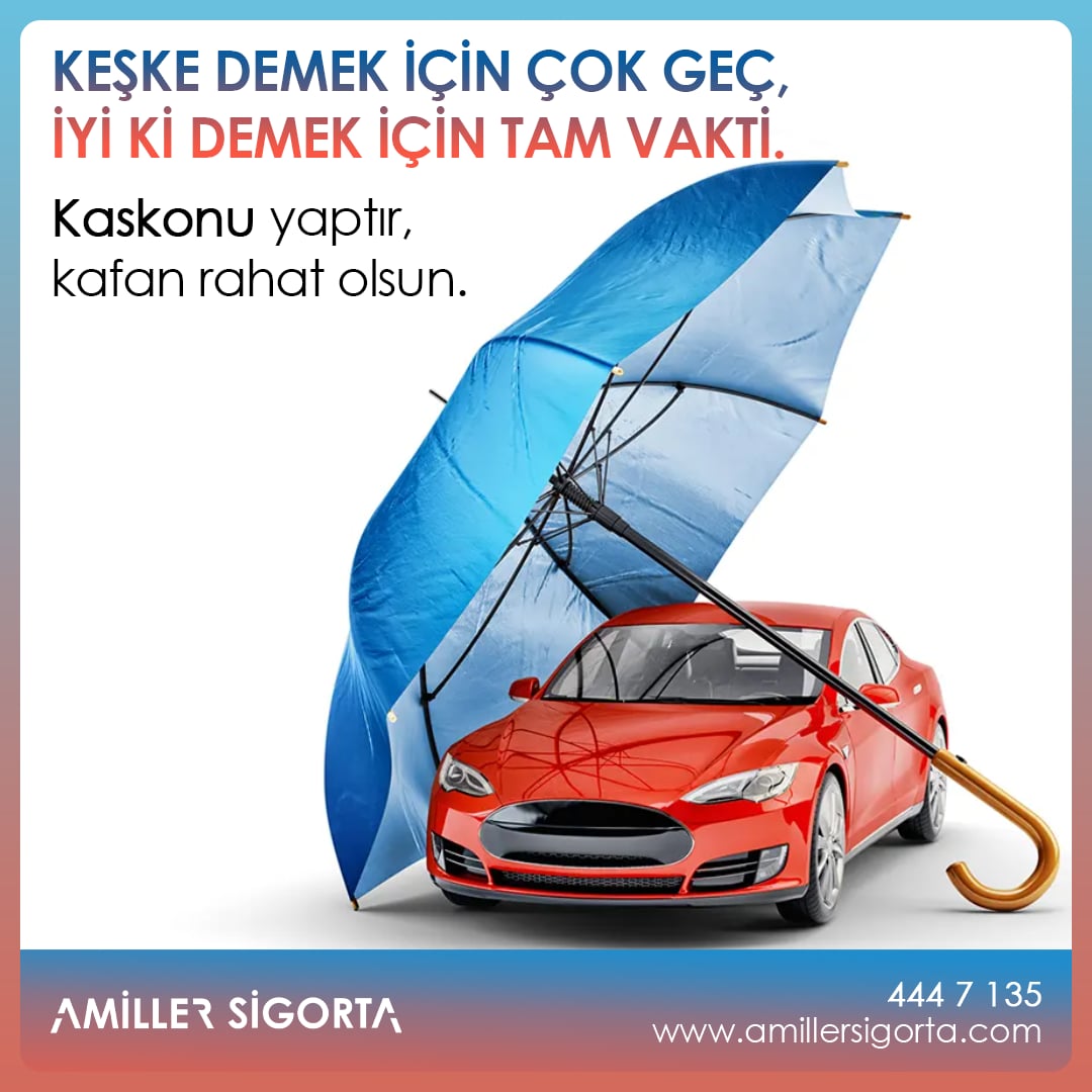Kaskonu yaptır, Kafan rahat olsun.